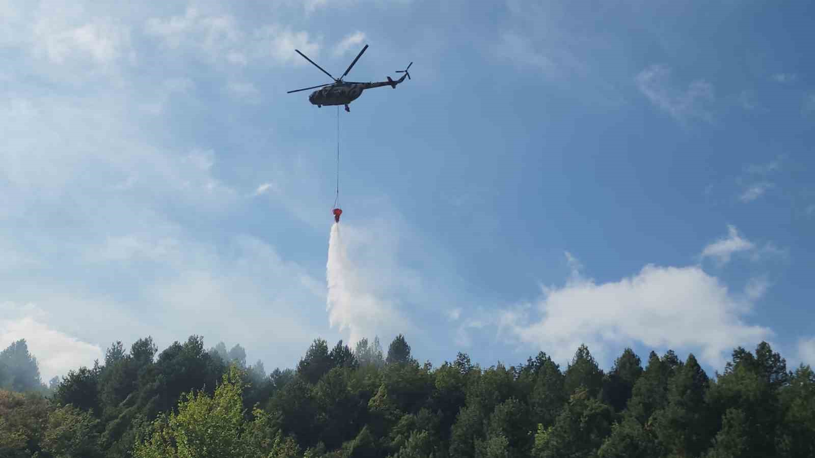 Zonguldak’taki orman yangınında 22 dönüm arazi zarar gördü
