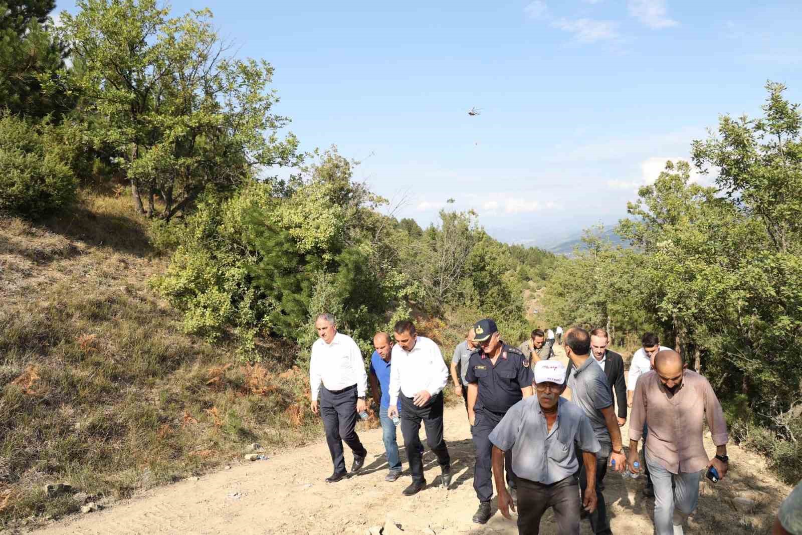 Zonguldak’taki orman yangınında 22 dönüm arazi zarar gördü
