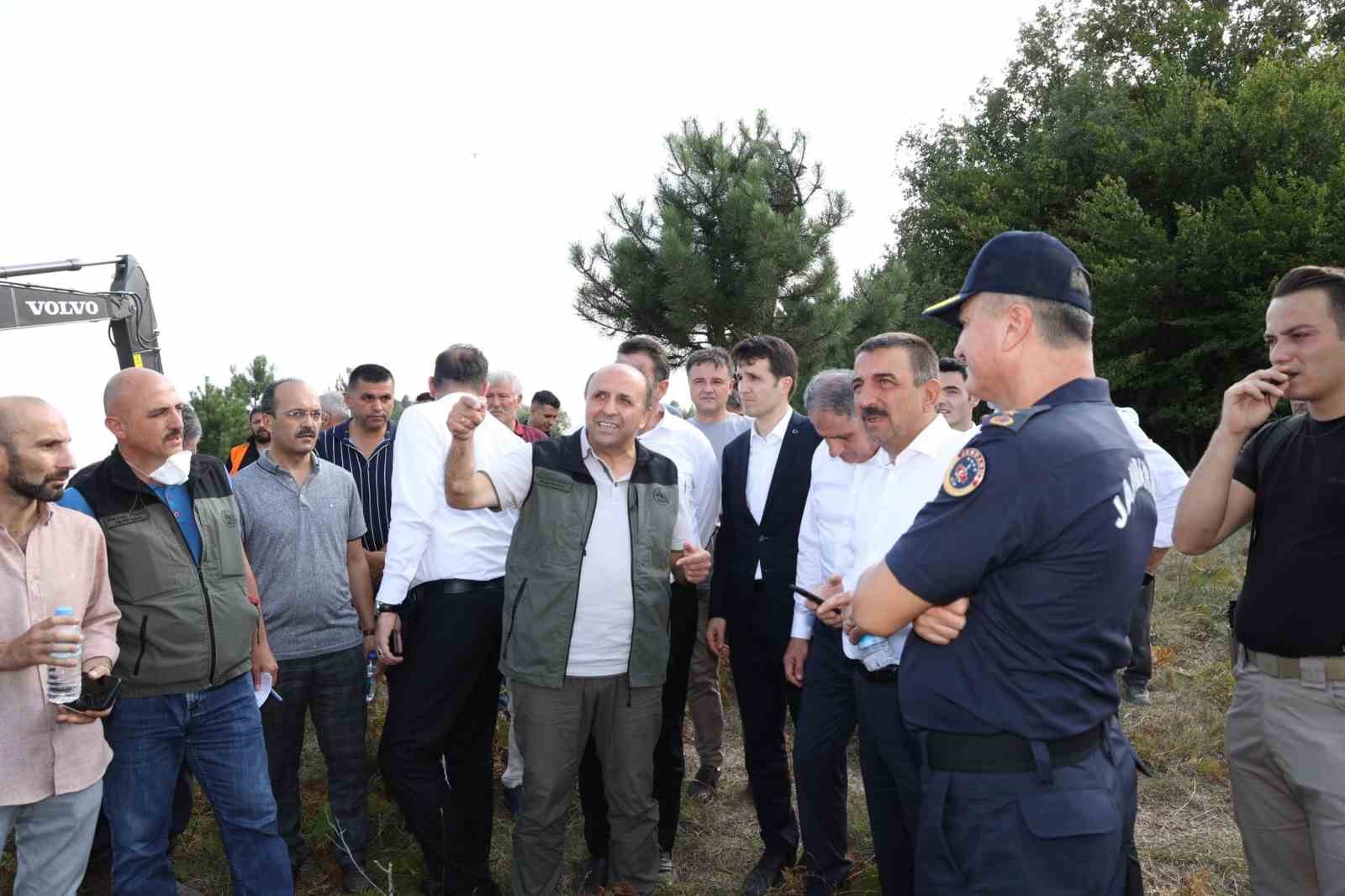 Zonguldak’taki orman yangınında 22 dönüm arazi zarar gördü
