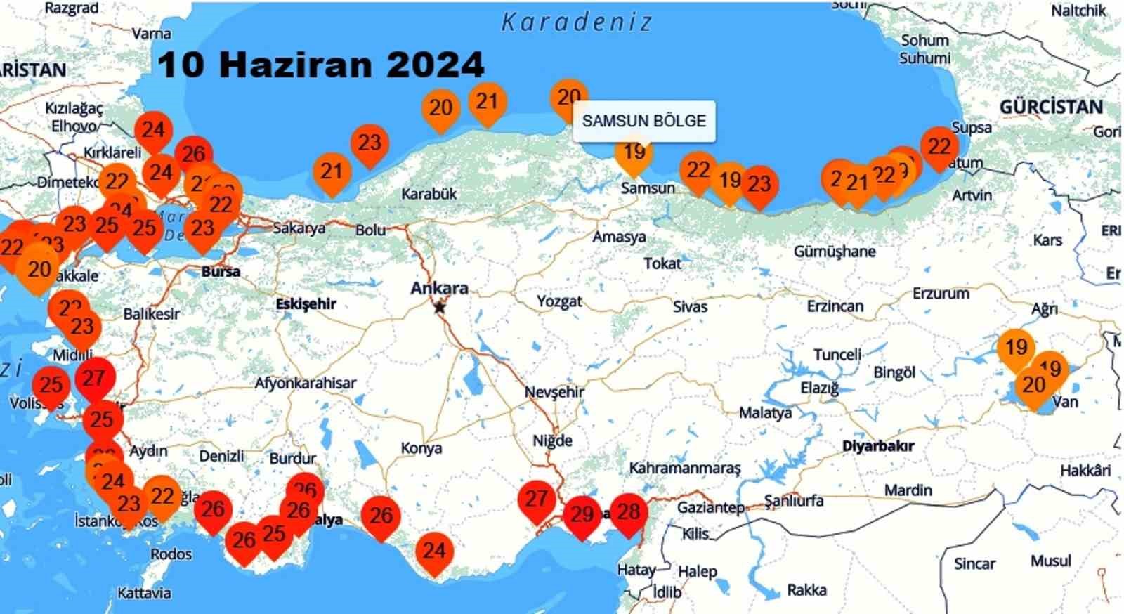 Karadeniz geç ısındı geç soğuyor
