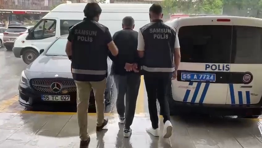 Samsun’da 15 yıl 7,5 ay hapis cezası bulunan şahıs yakalandı
