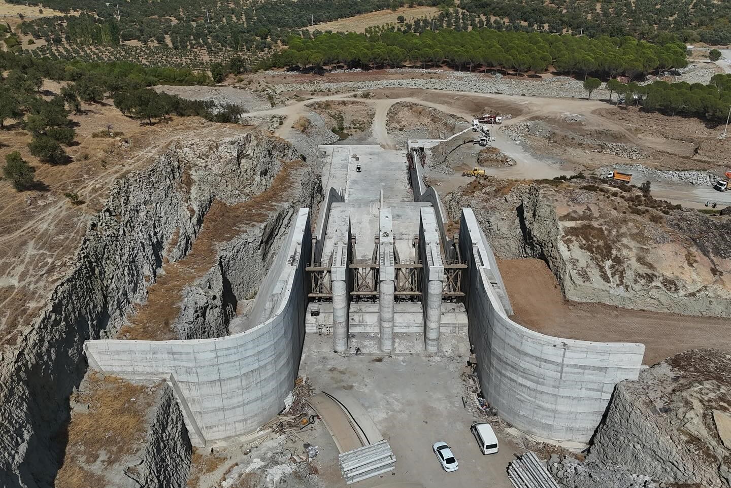 Reşitköy Barajı’nda çalışmalar devam ediyor
