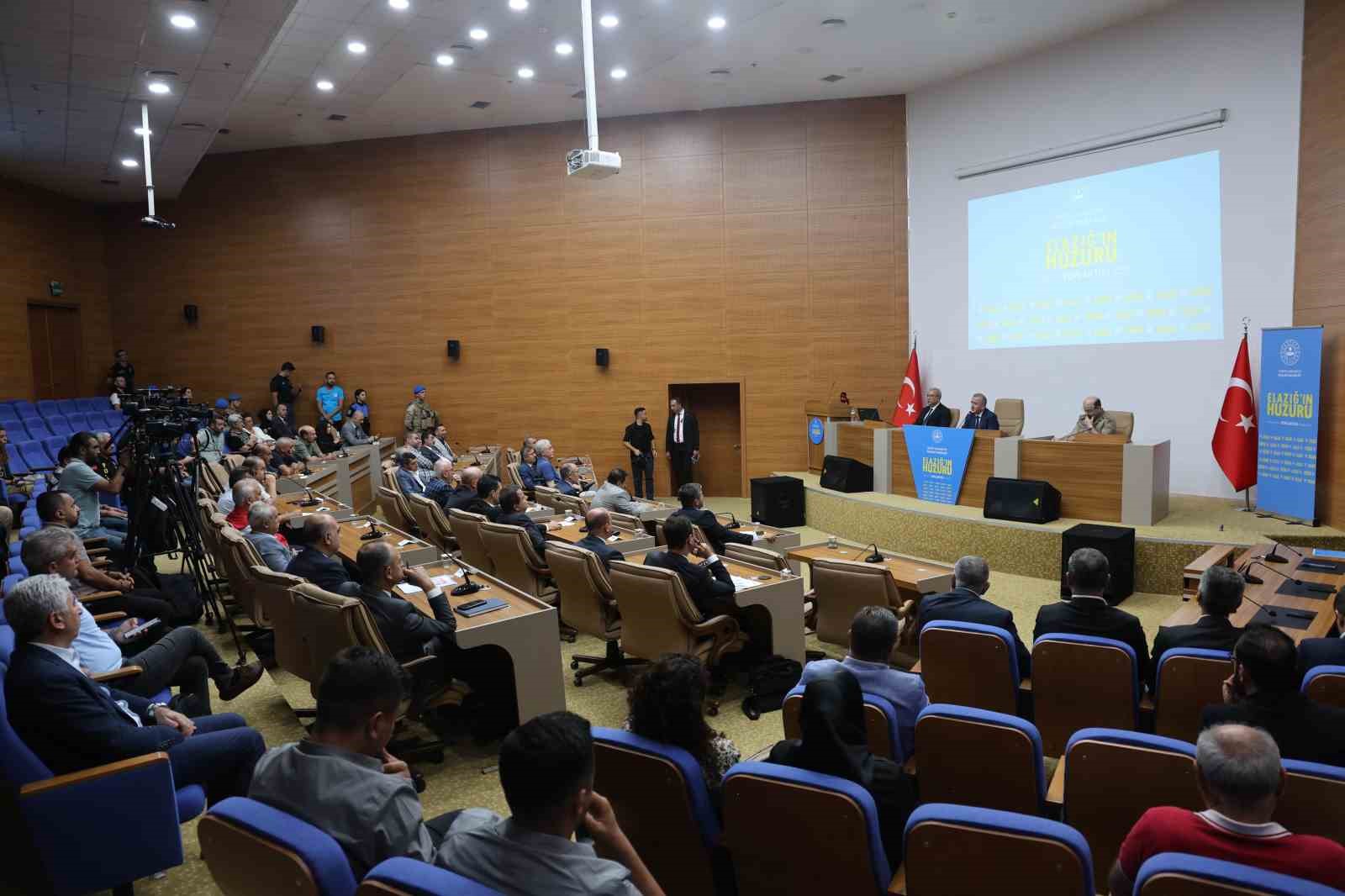 Elazığ’da Asayiş ve Güvenlik Bilgilendirme Toplantısı
