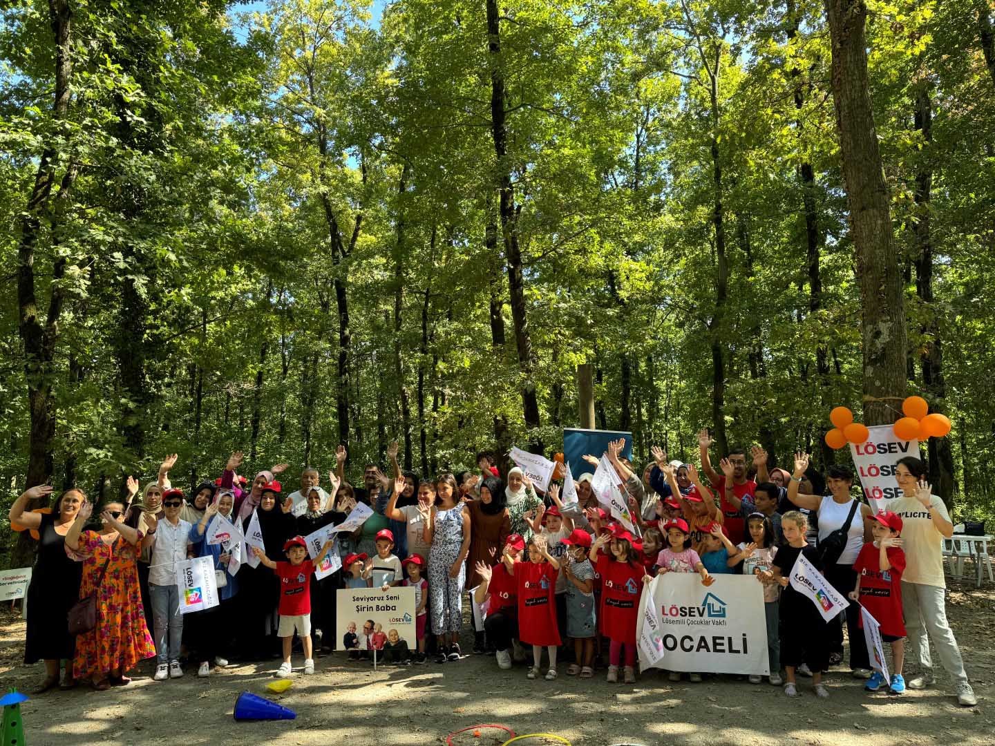 LÖSEV’li çocuklar doğanın içinde moral buldu
