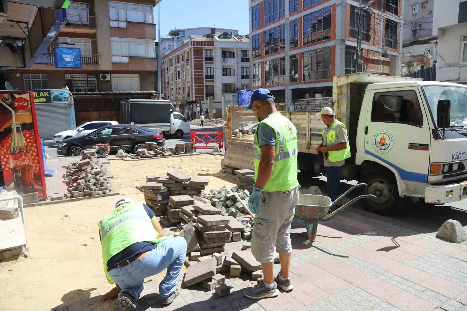 Kağıthane’nin sokakları ve caddeleri yenileniyor
