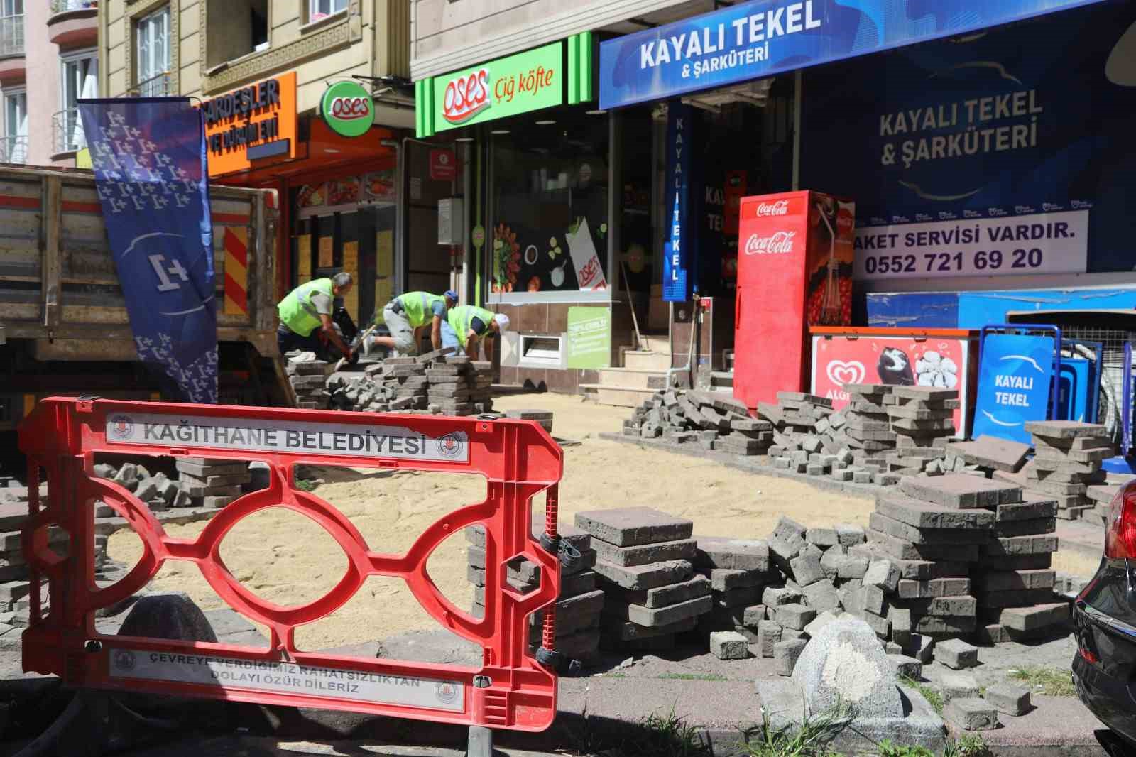 Kağıthane’nin sokakları ve caddeleri yenileniyor
