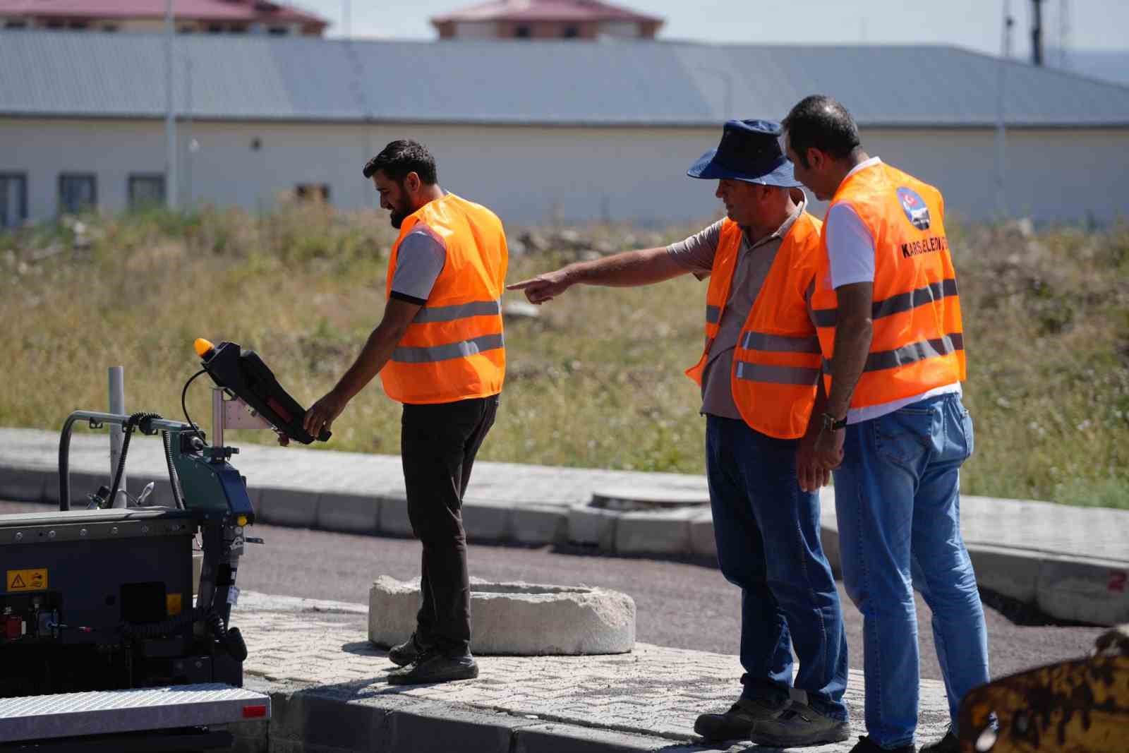 Kars’ta otogarın yolları yapılıyor
