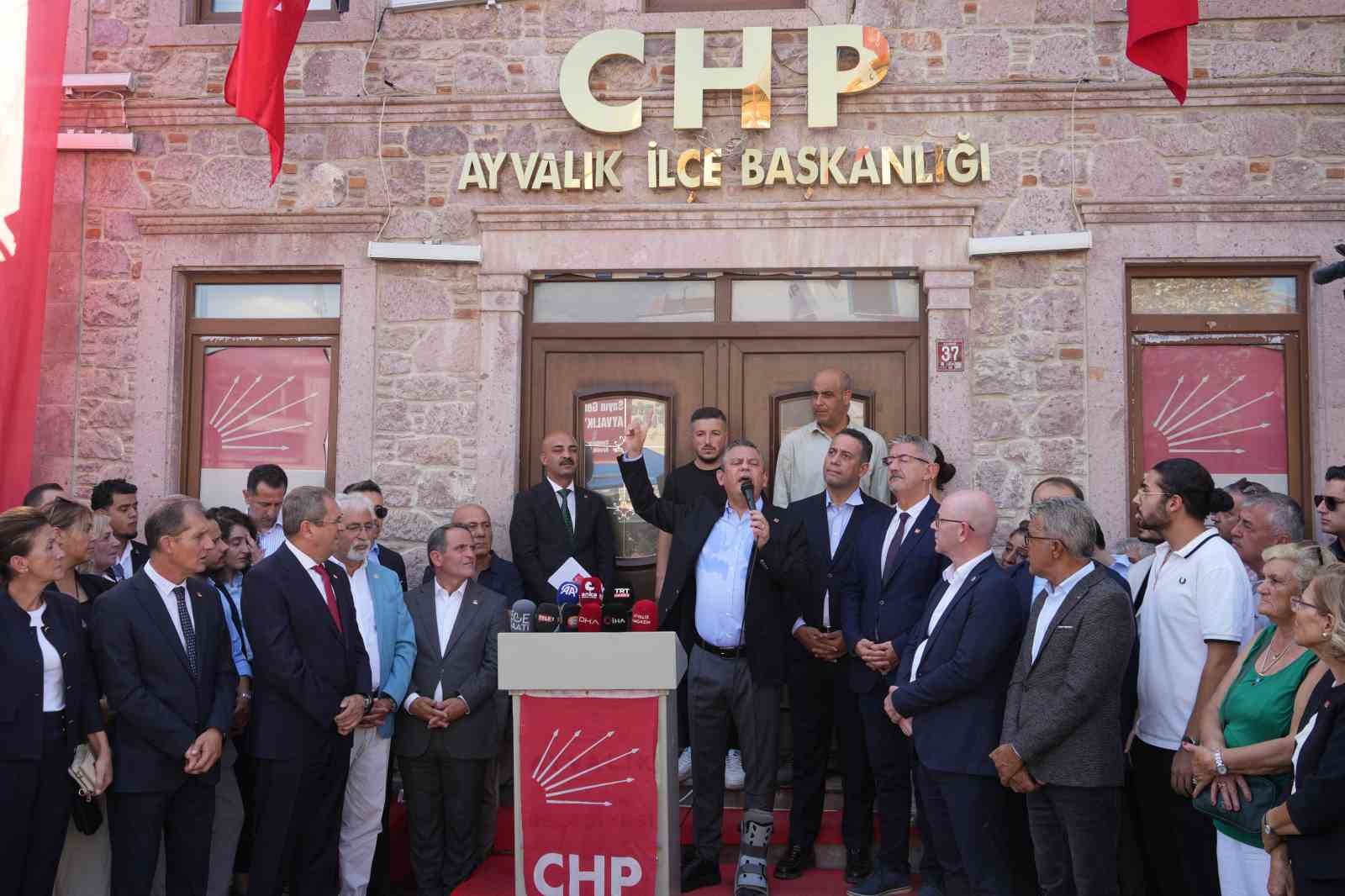 CHP Genel Başkanı Özel: 