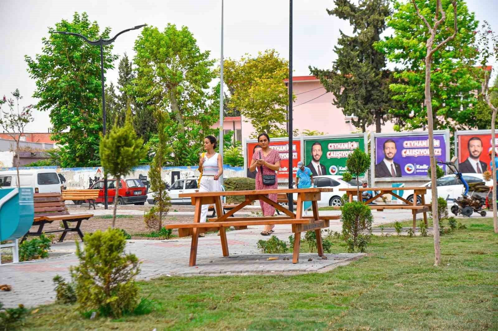 Başkan Kadir Aydar’dan Ceyhan’ın merkezine yeni yeşil alan
