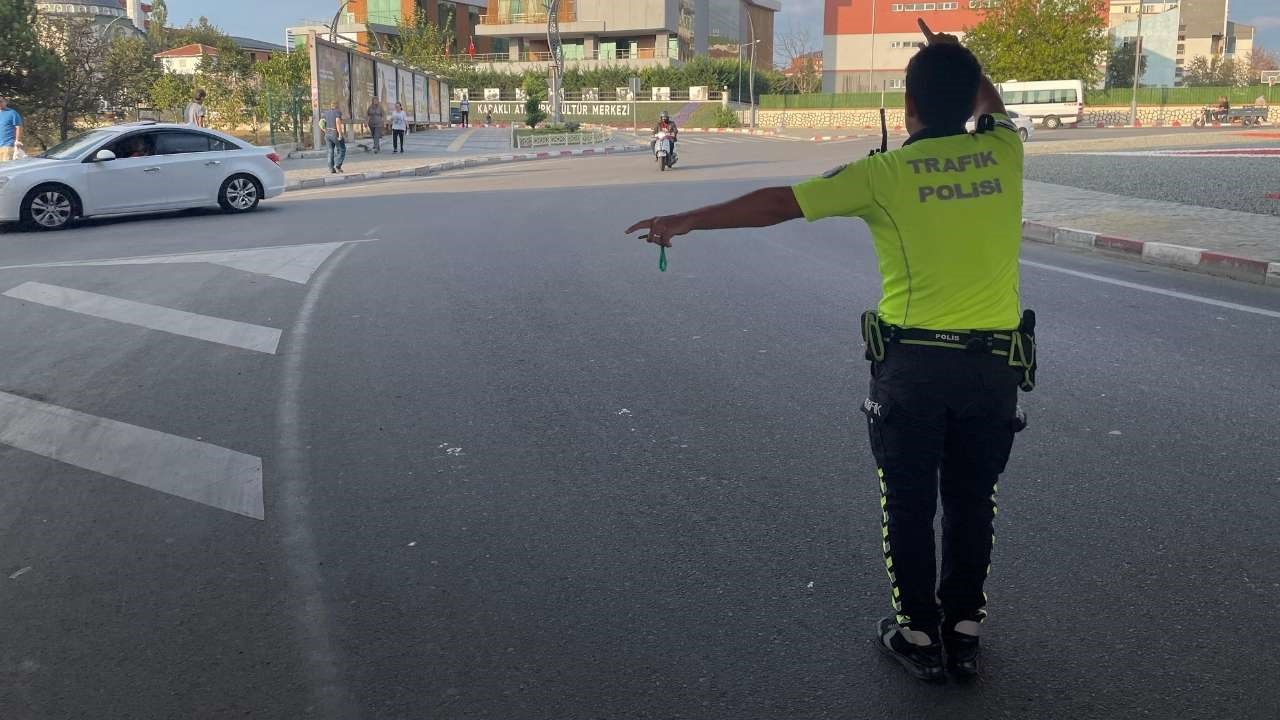 Kapaklı’da motosikletli sürücülere yönelik denetim sürüyor
