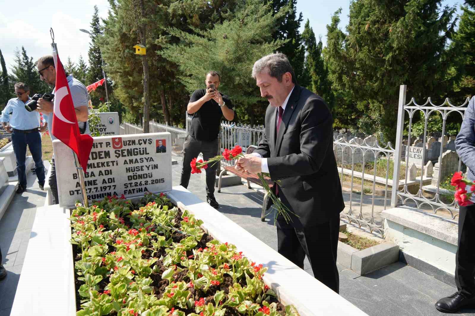 30 Ağustos Zafer Bayramı’nda şehitler unutulmadı
