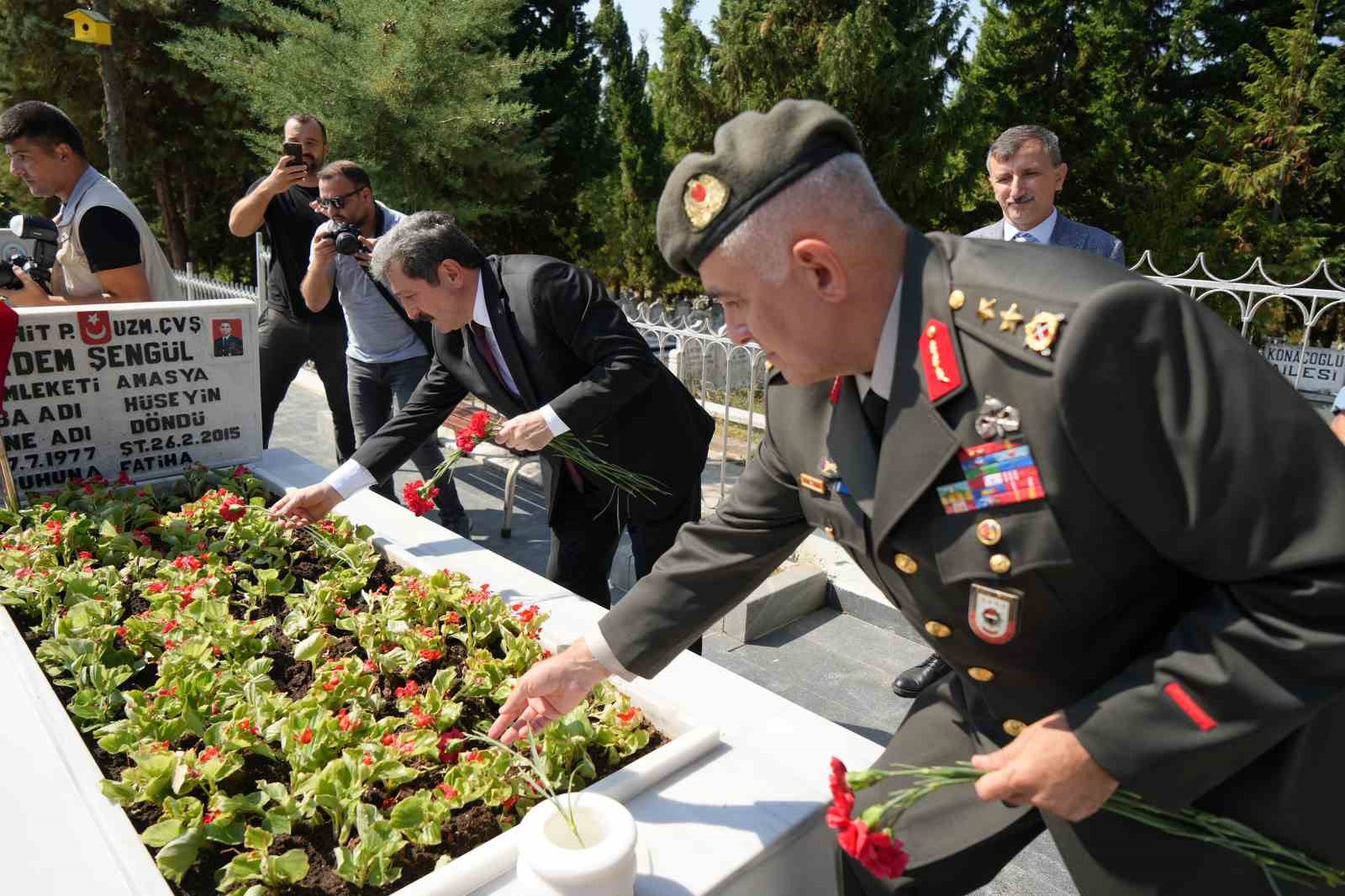 30 Ağustos Zafer Bayramı’nda şehitler unutulmadı
