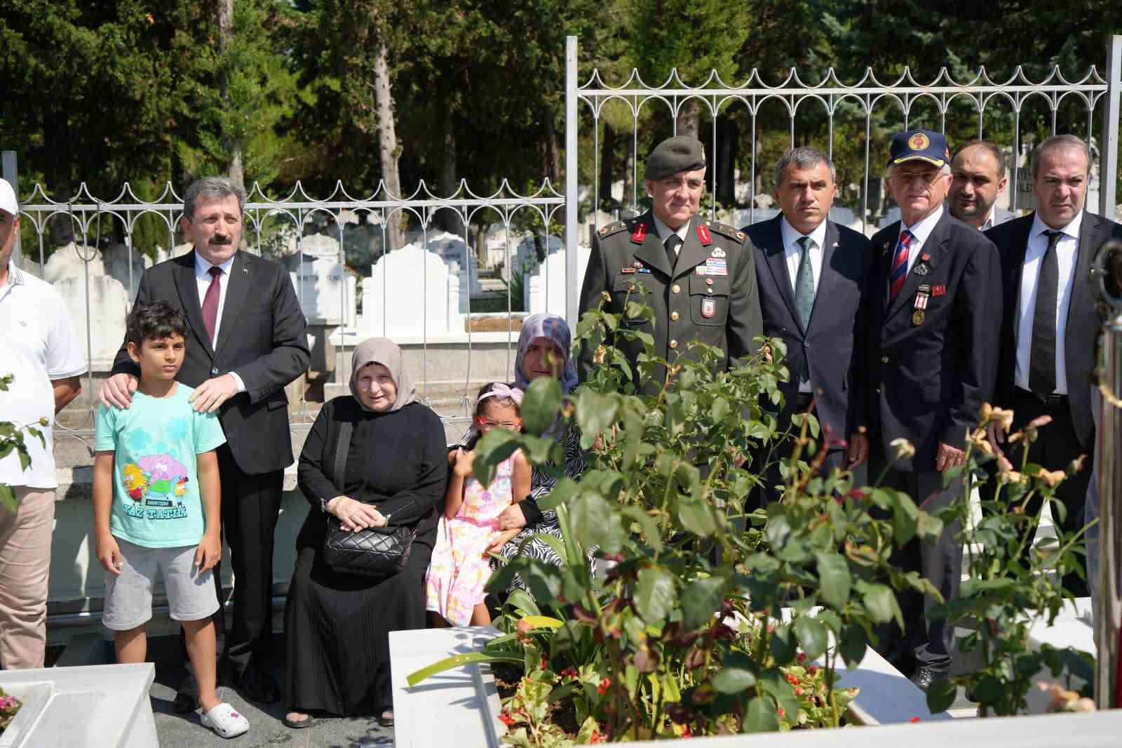 30 Ağustos Zafer Bayramı’nda şehitler unutulmadı
