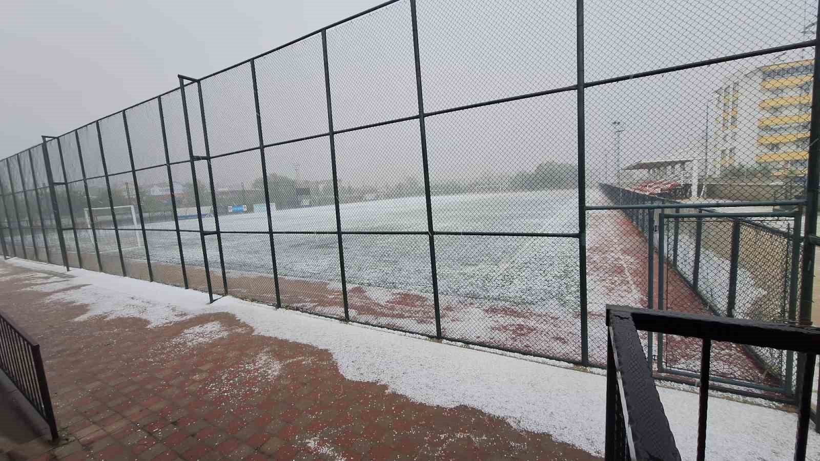 Kastamonu’da dolu yağışı etkili oldu
