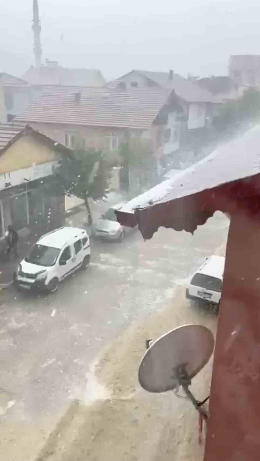 Kastamonu’da dolu yağışı etkili oldu
