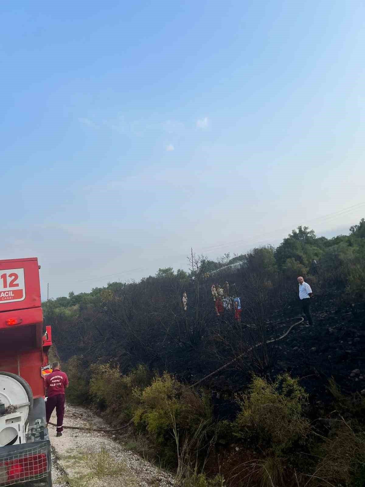 Osmaniye’de ormanlık alanda çıkan yangın söndürüldü
