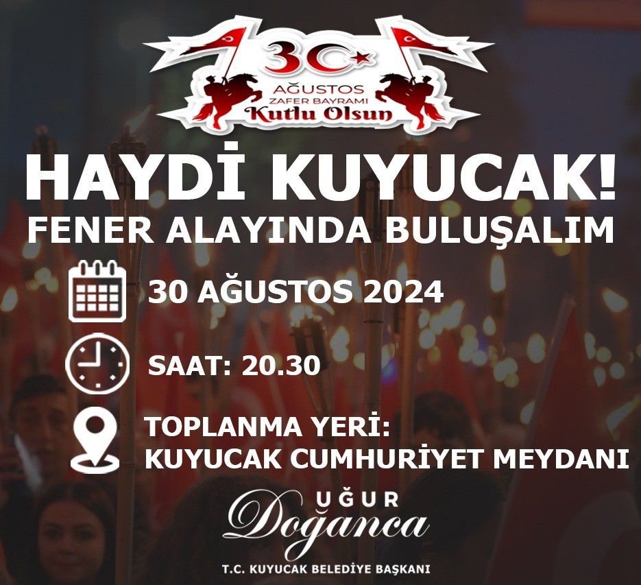 Kuyucak’ta Zafer Bayramı kutlamaları başladı
