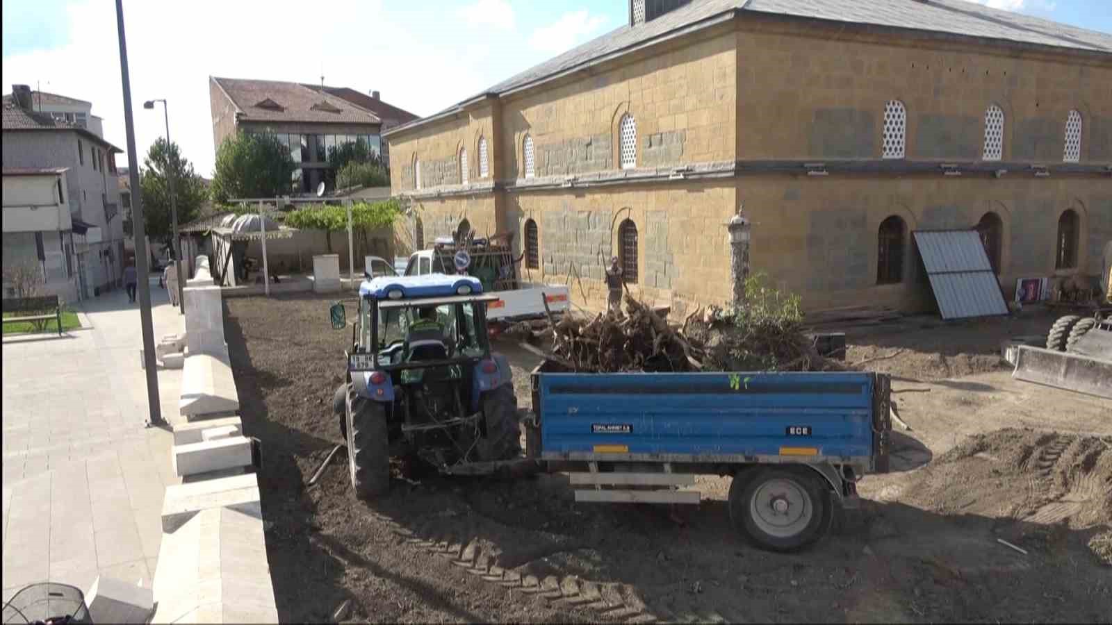 Tarihi Çorum Ulu Cami’de ağaç katliamı
