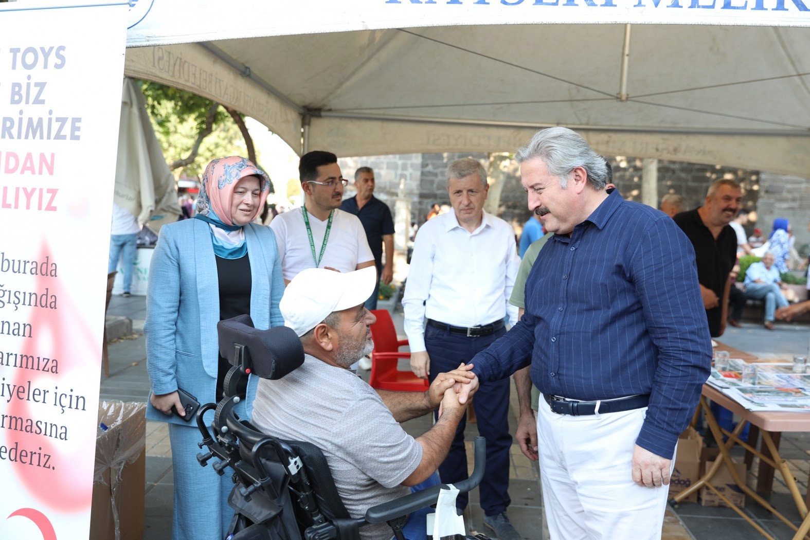 Kan bağışı projesi Kayseri’de başladı
