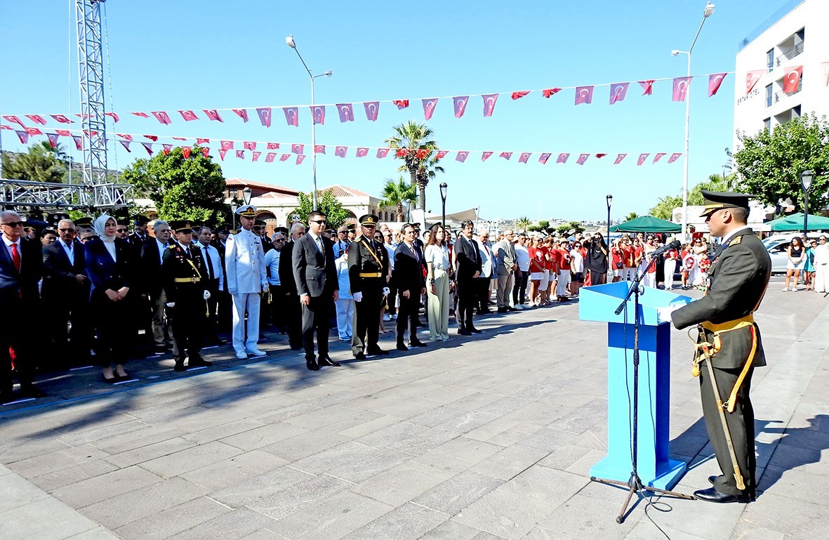 30 Ağustos Zafer Bayramı nedeniyle Çeşme’de coşkulu kutlama
