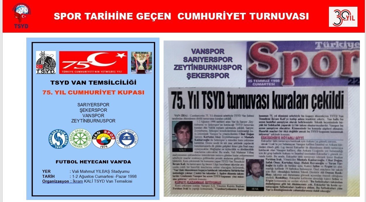 TSYD Van Temsilciliği 30. yaşında
