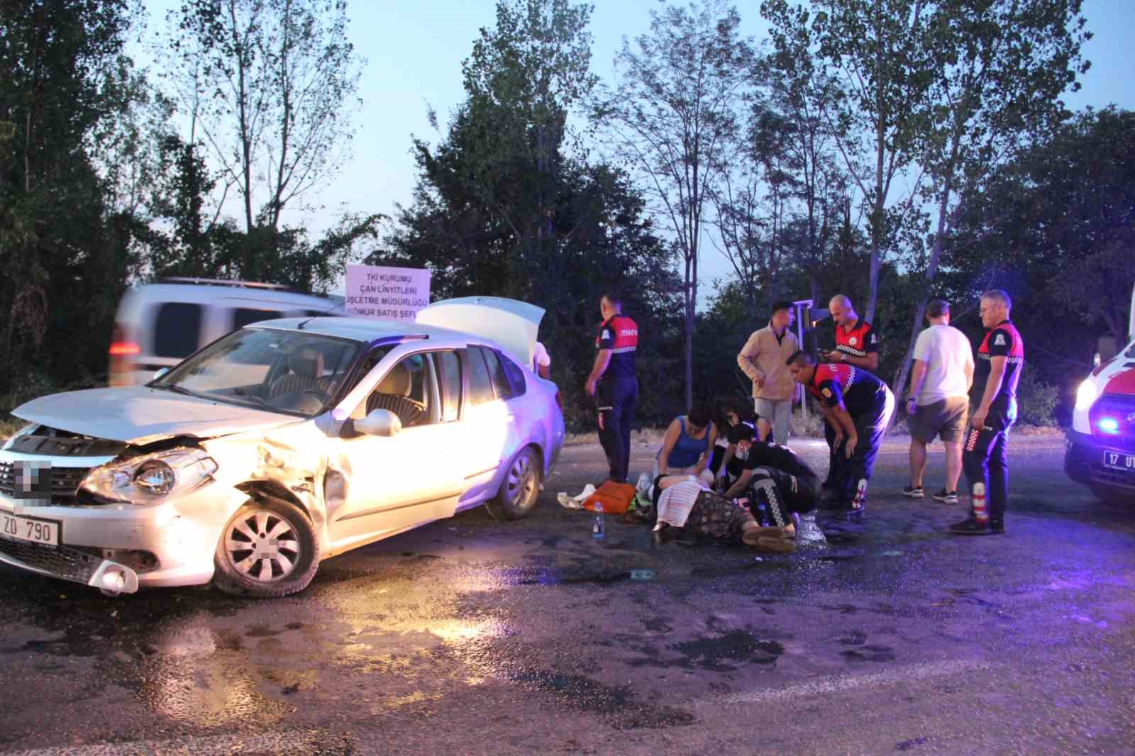 Çan’da otomobiller çarpıştı: 5 yaralı
