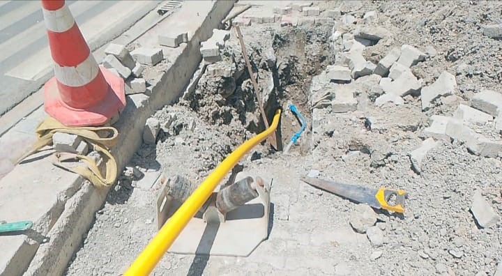 Hakkari’de sondaj tekniği ile doğalgaz verildi
