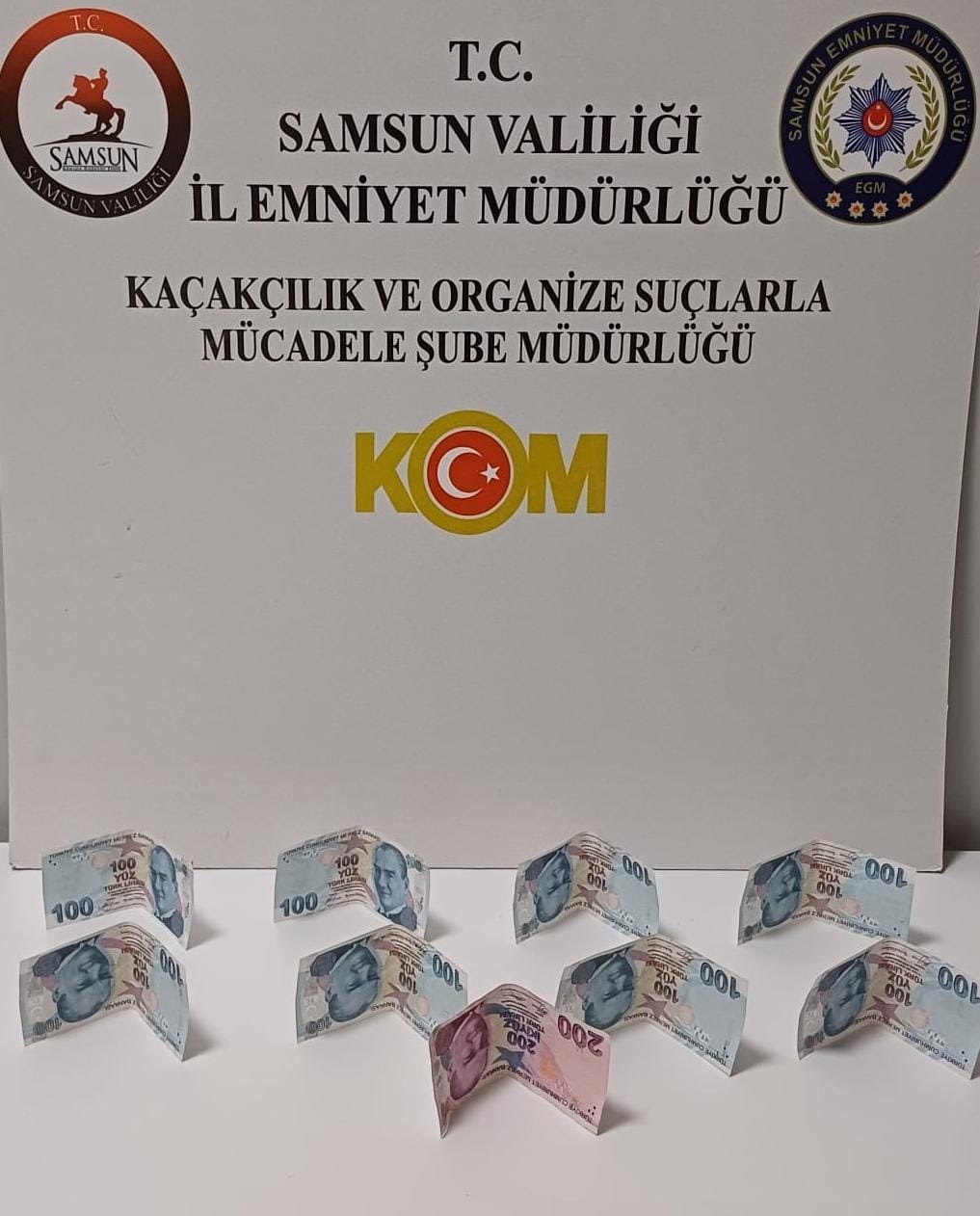 Samsun’da uyuşturucu ve sahte para ele geçti
