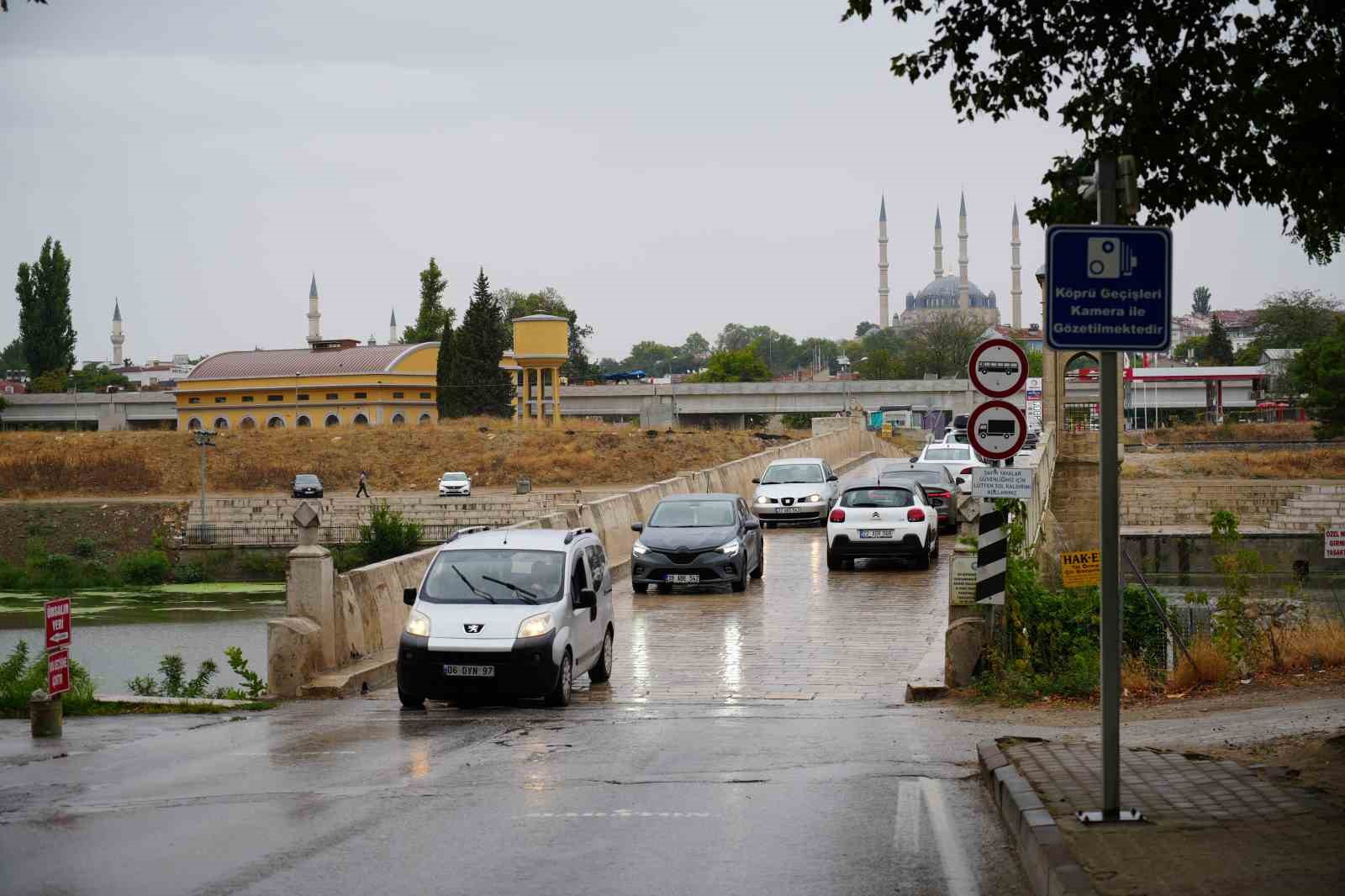 Edirne’de sağanak yağış
