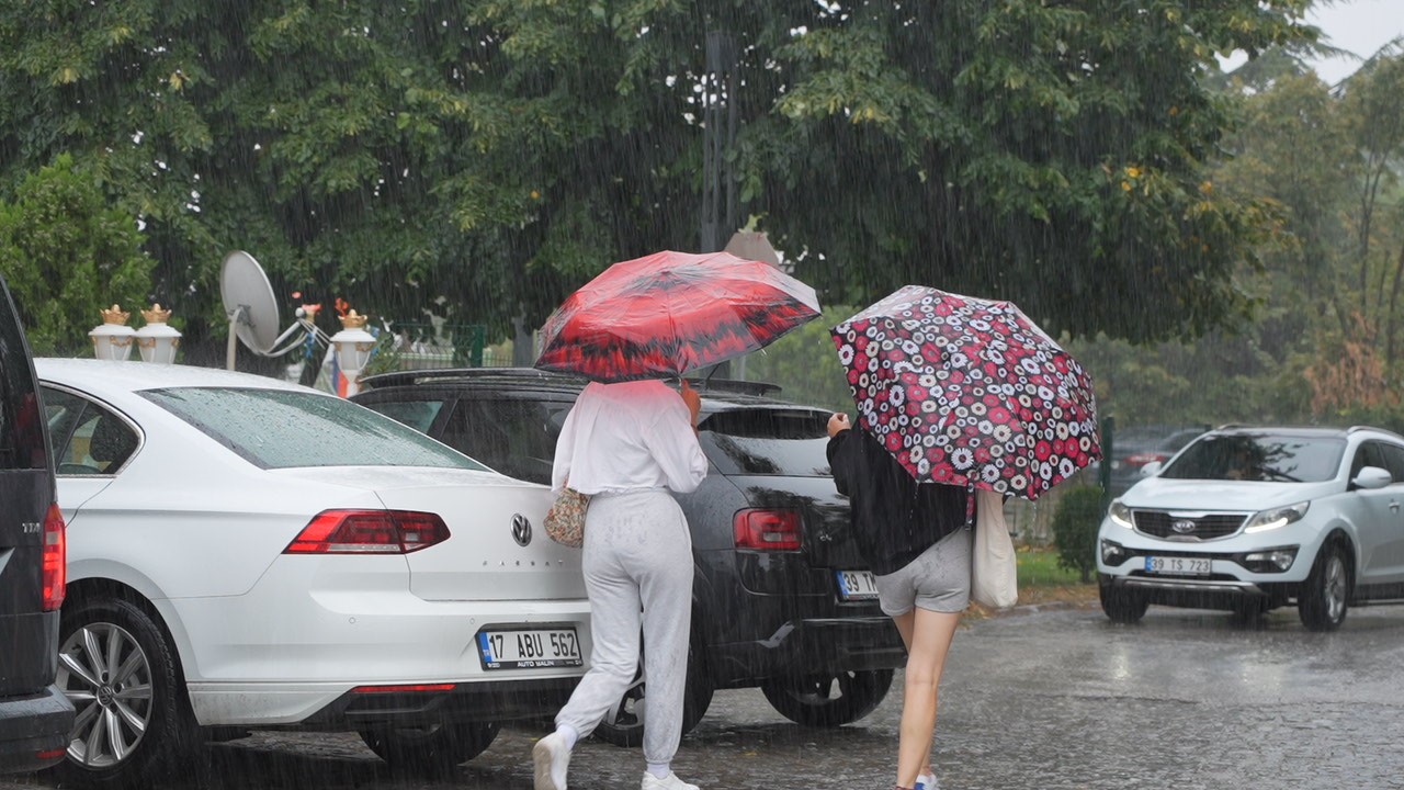 Edirne’de sağanak yağış
