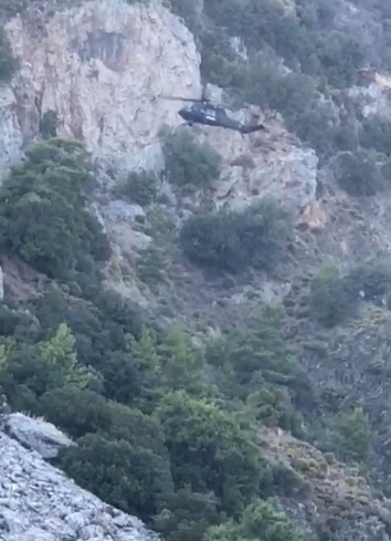 Marmaris’te kayıp kadının cansız bedeni helikopter ile adli tıp kurumuna sevk edildi
