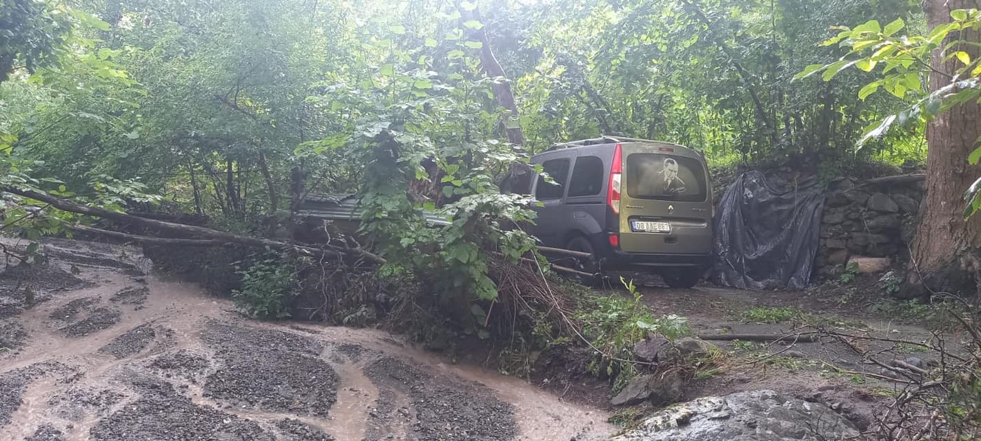 Artvin’de şiddetli yağış sel ve su taşkınlarına neden oldu
