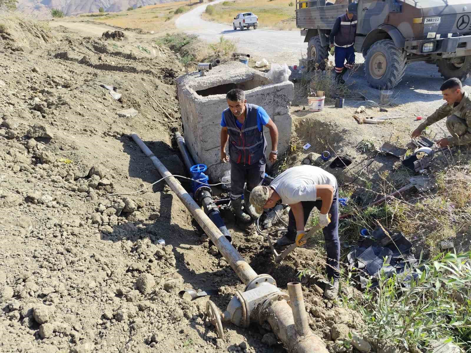 3 bin 500 rakımdaki su arızası giderildi
