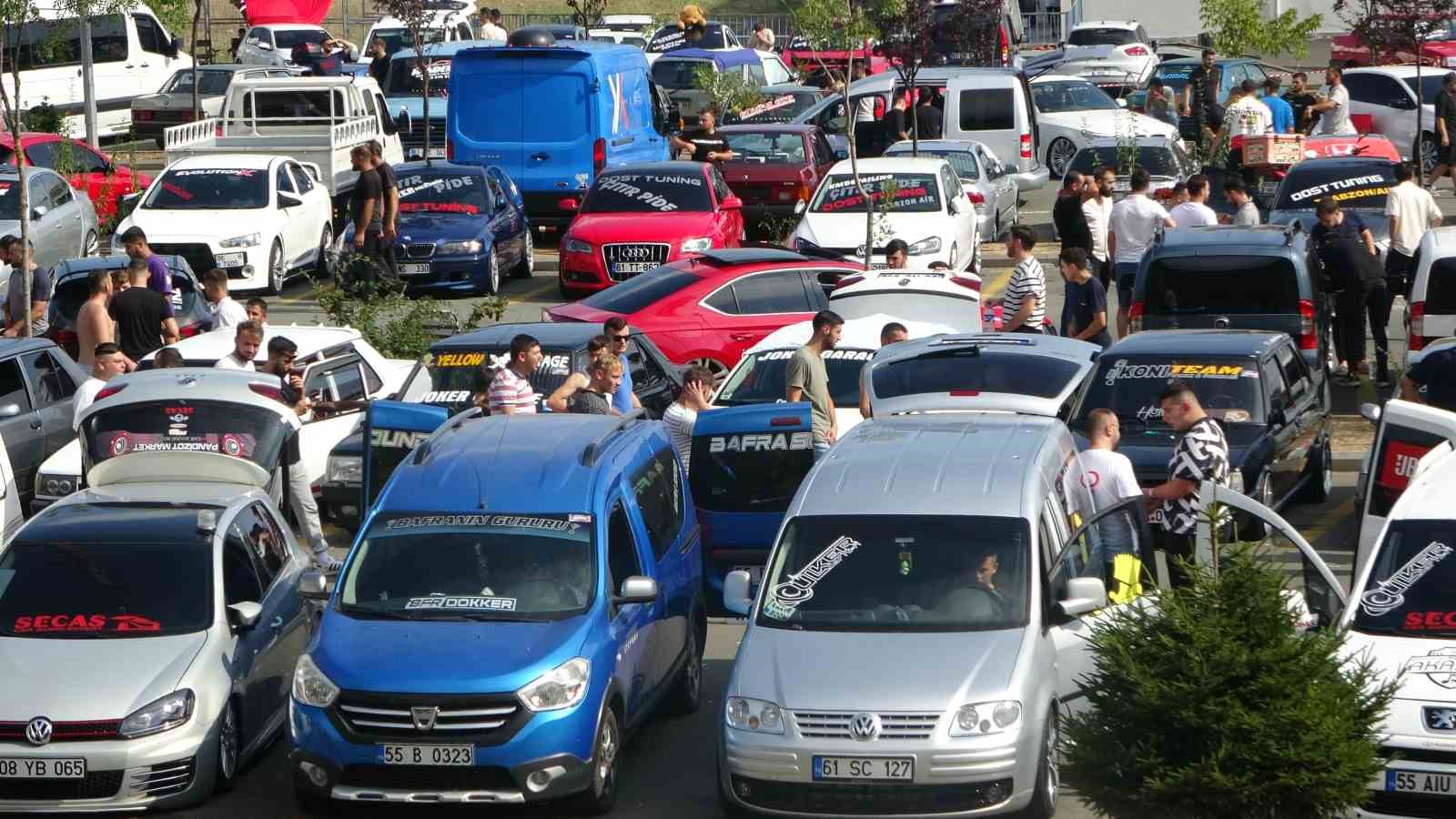 Modifiye tutkunları Trabzon’da buluştu
