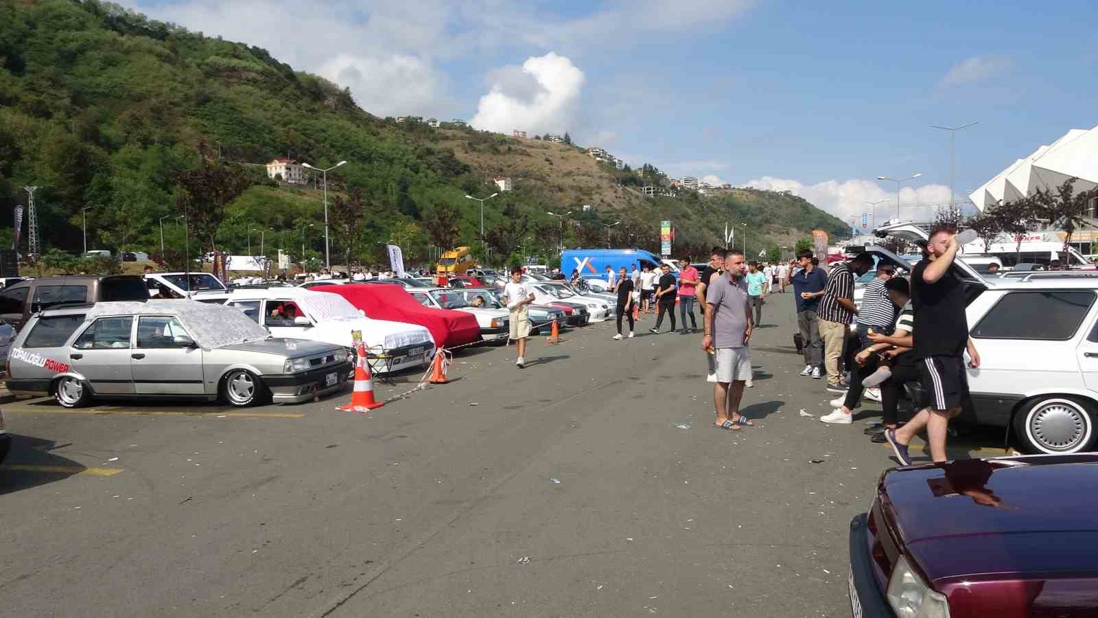 Modifiye tutkunları Trabzon’da buluştu
