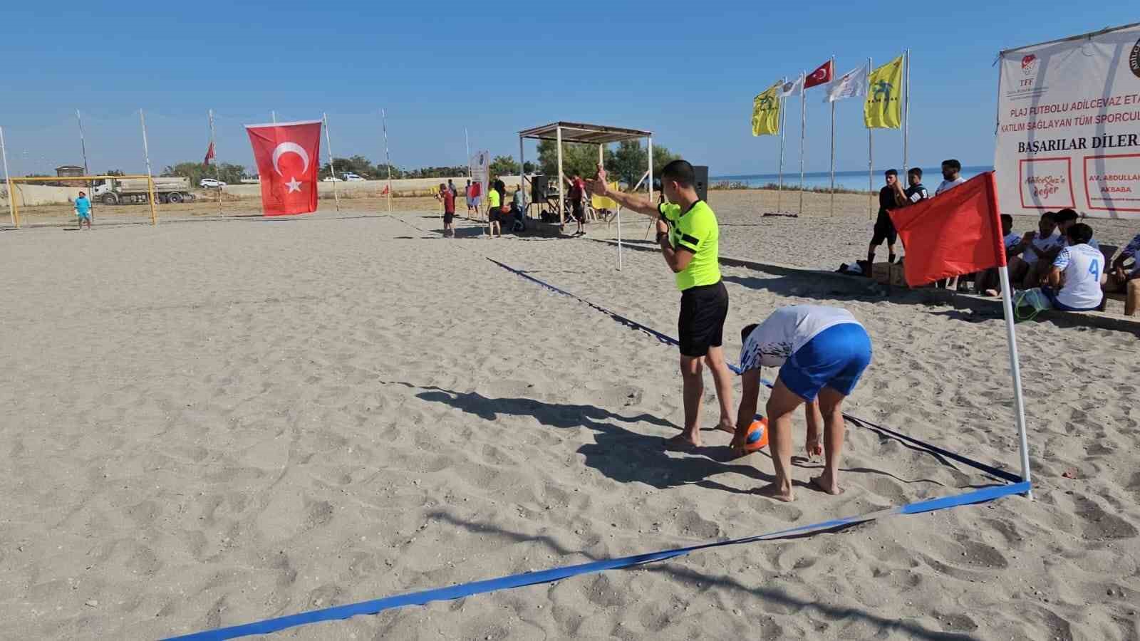 Plaj Futbolu Adilcevaz Etabı tamamlandı
