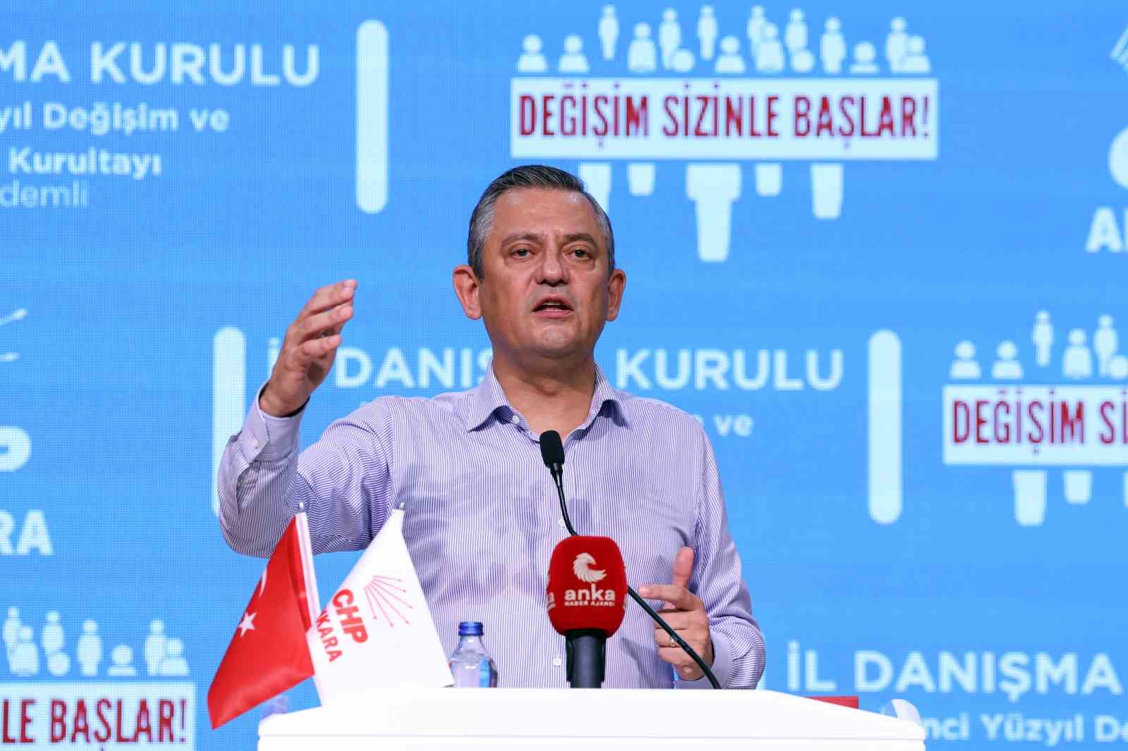 CHP Genel Başkanı Özel: 