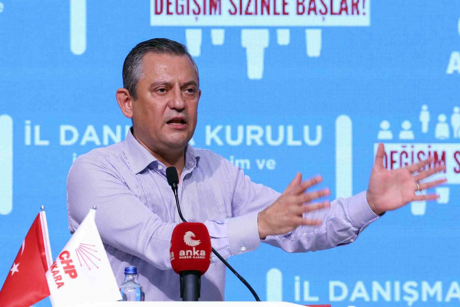 CHP Genel Başkanı Özel: 