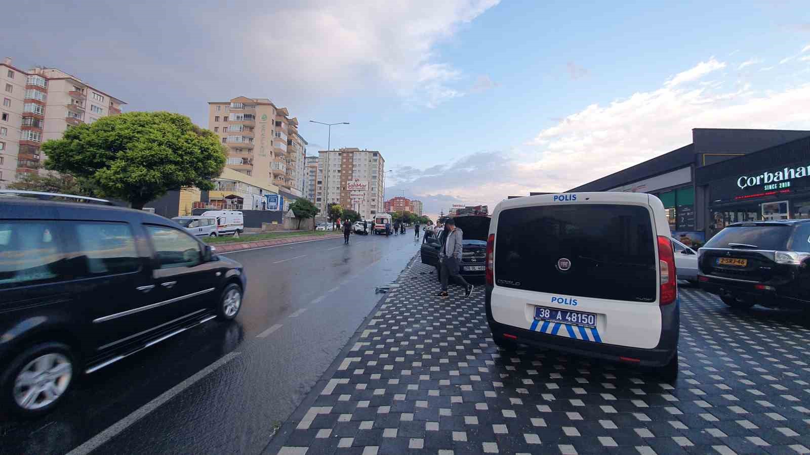 Kayseri’de trafik kazası: 5 yaralı
