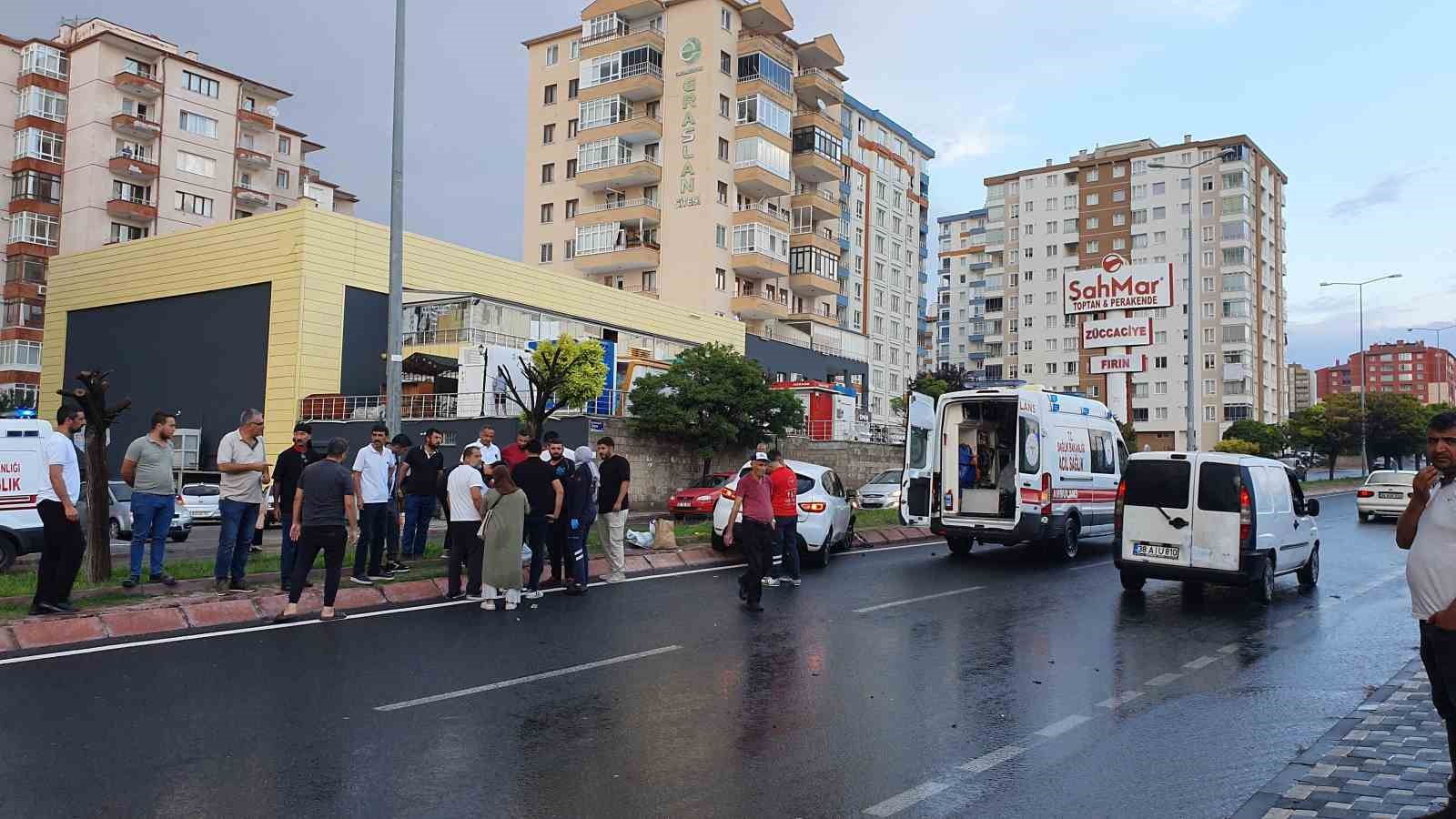 Kayseri’de trafik kazası: 5 yaralı
