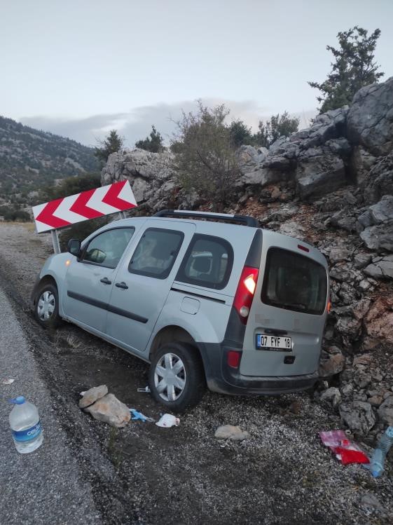 Antalya’da trafik kazası: 2 yaralı
