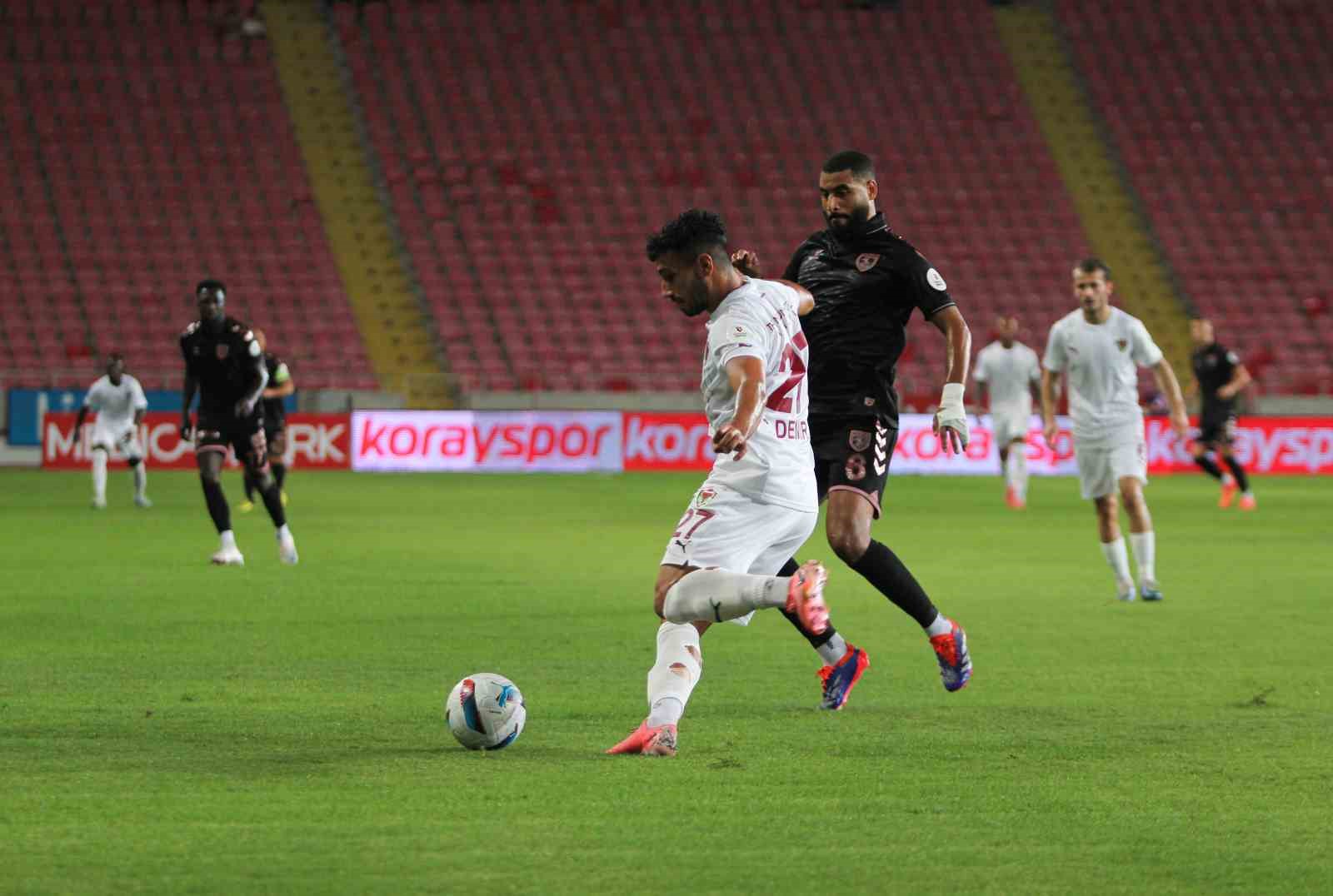 Trendyol Süper Lig: Hatayspor: 0 - Samsunspor: 1 (İlk yarı)
