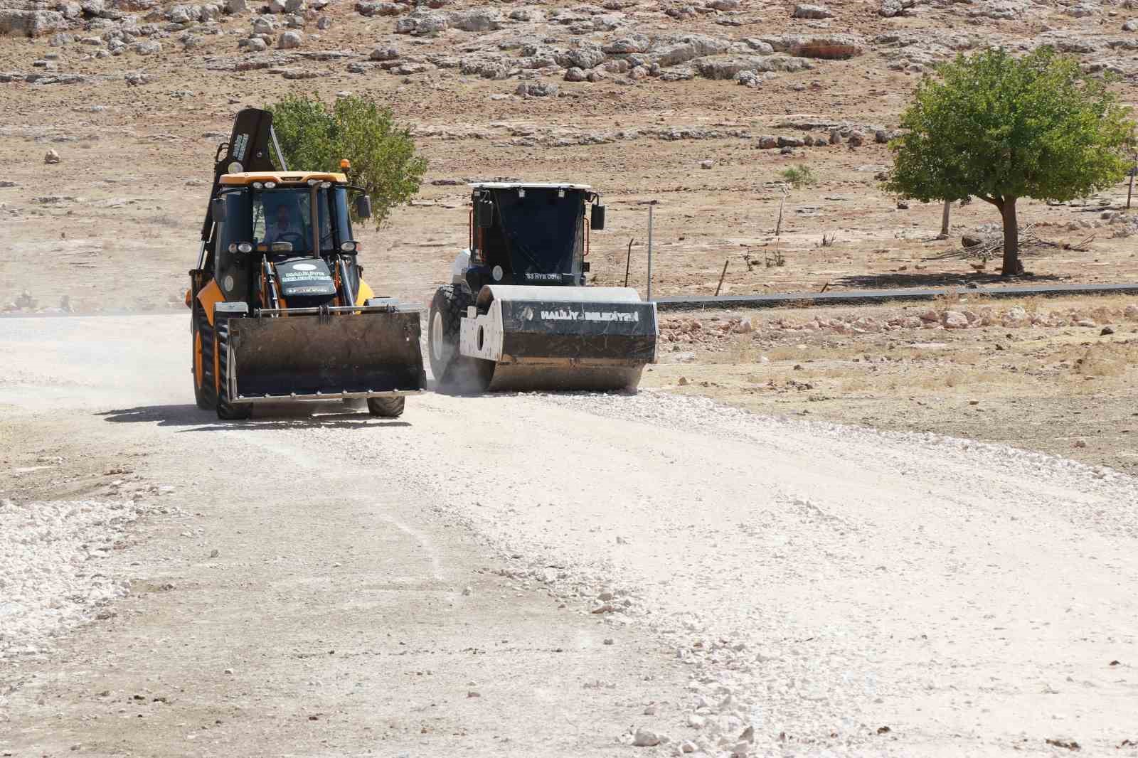 Haliliye’de üst yapı çalışmaları sürüyor
