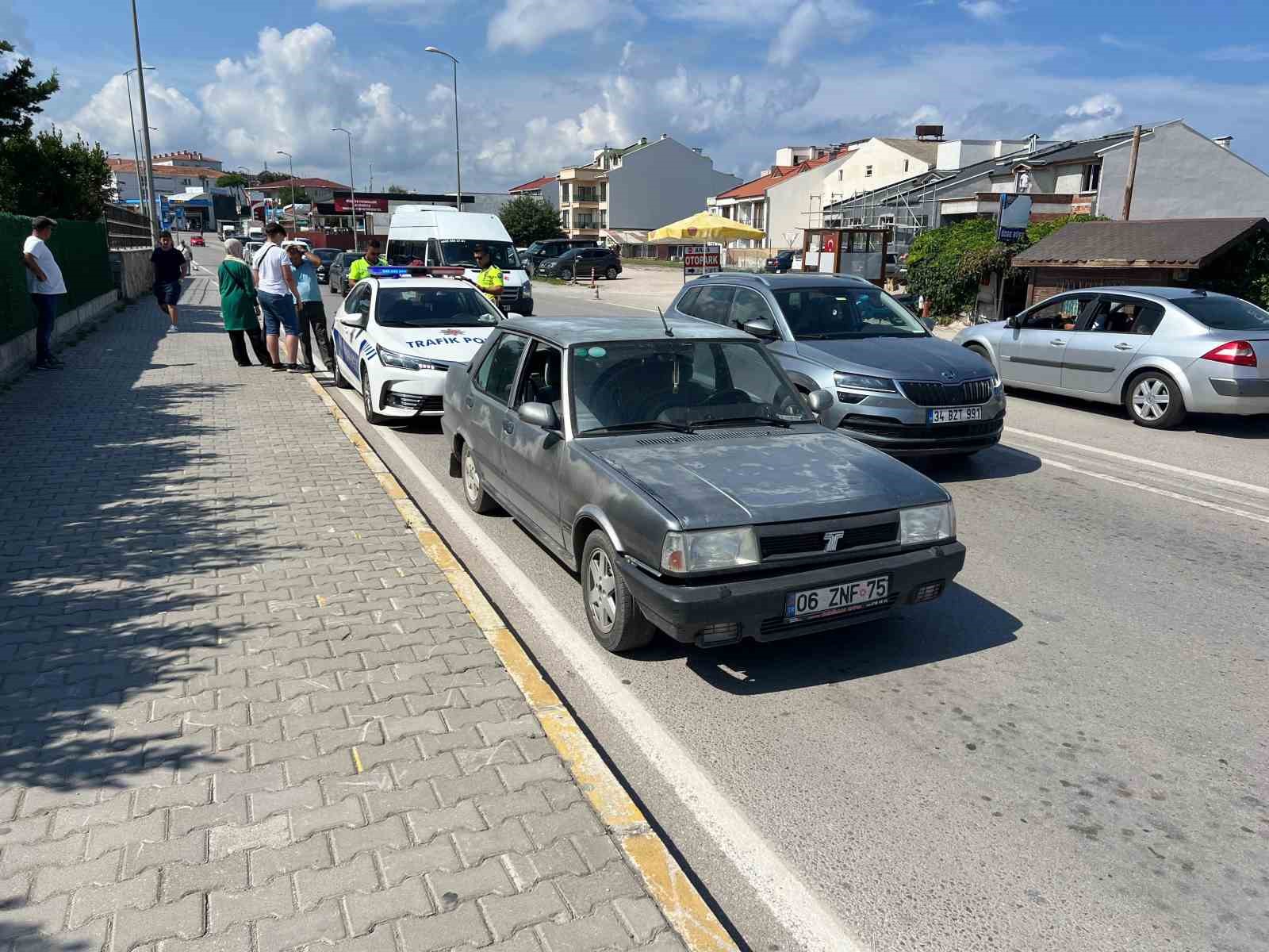 Sinop’ta otomobilin çarptığı çocuk yaralandı
