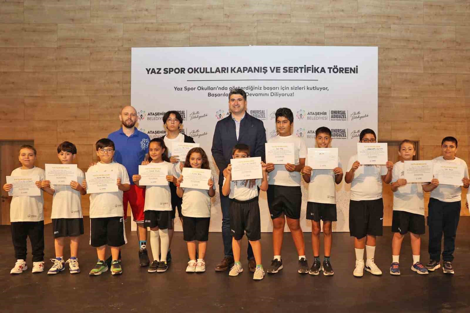 Ataşehir Belediyesi Yaz Spor Okulları’ndan 4 bin 200 çocuk ve yetişkin faydalandı
