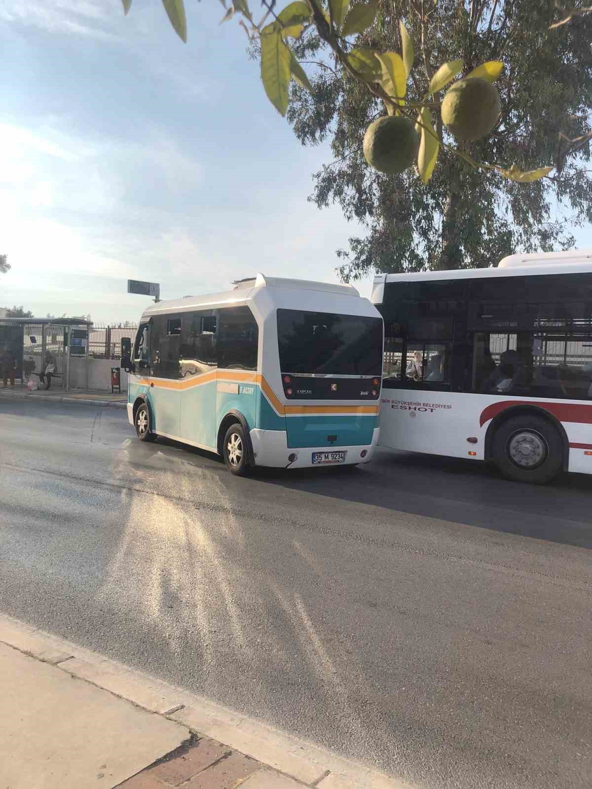 İzmir’de kadın otobüs şoförüne yumruklu saldırı
