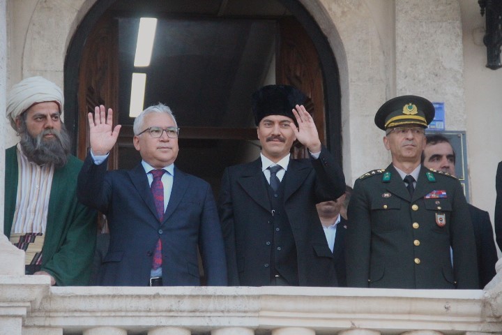 Atatürk’ün Sivas’a gelişi canlandırıldı
