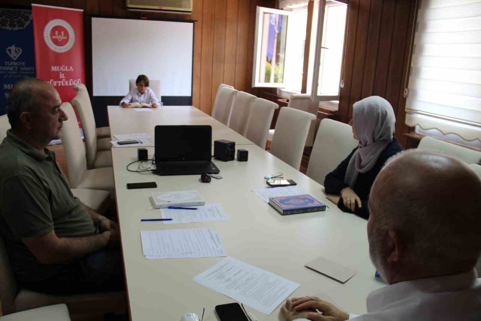 Muğla’da Kur’an-ı Kerimi güzel okuma yarışması il finali gerçekleştirildi
