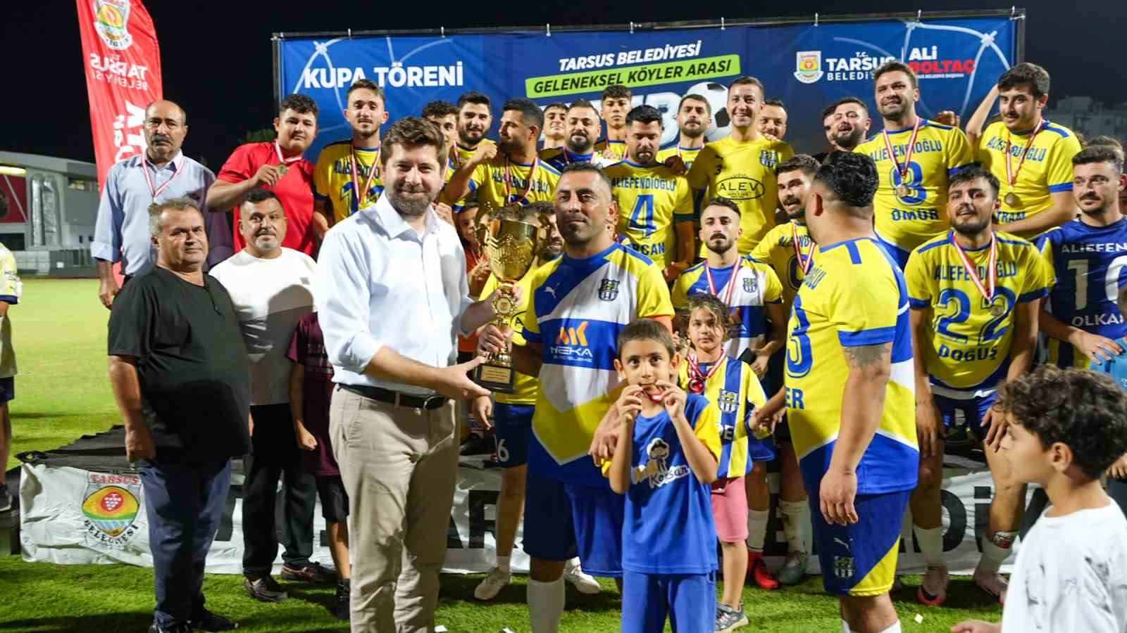 Tarsus’ta Geleneksel Köylerarası Futbol Turnuvası düzenlendi
