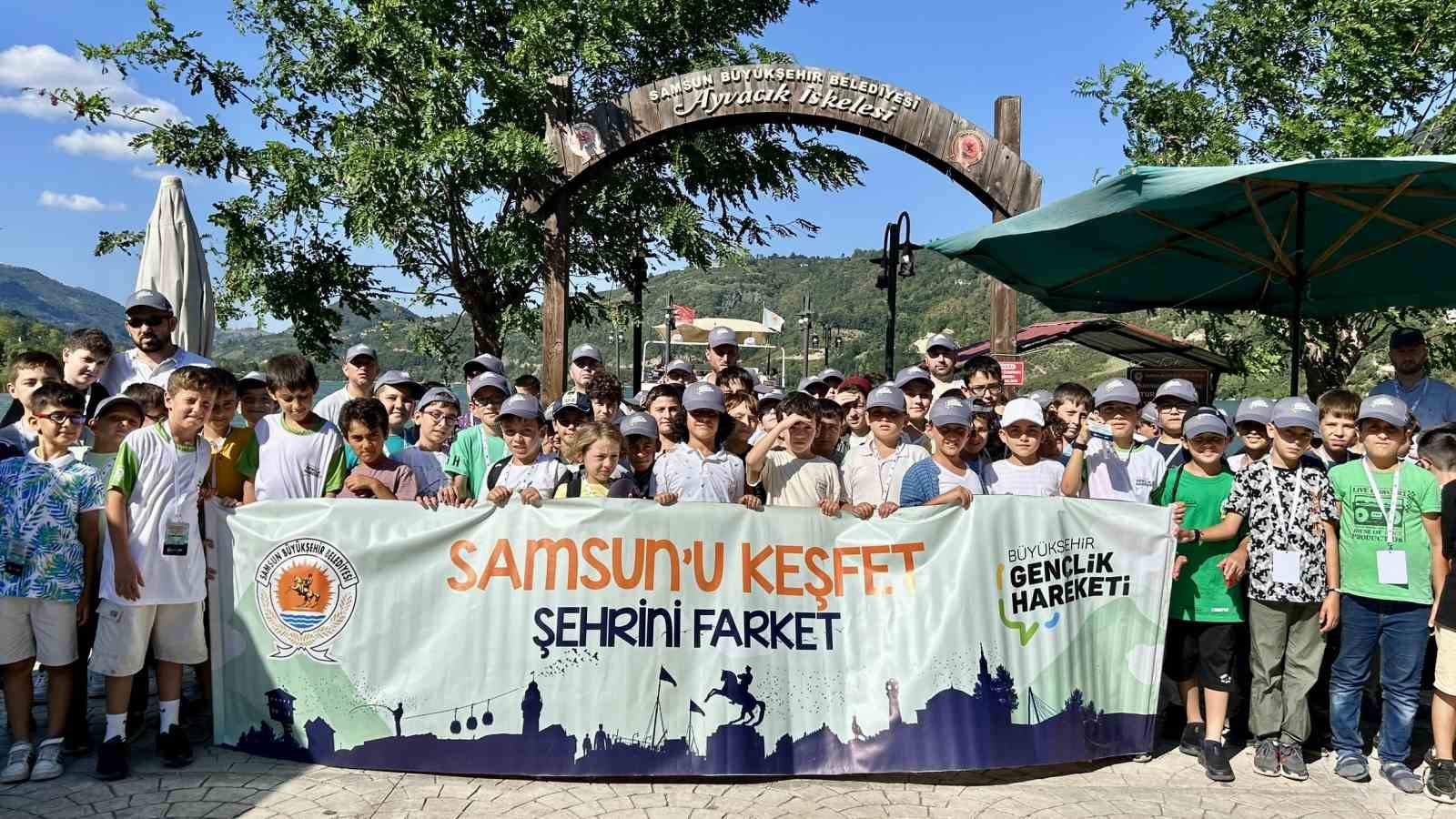 Yüzlerce öğrenci Samsun’u keşfetti
